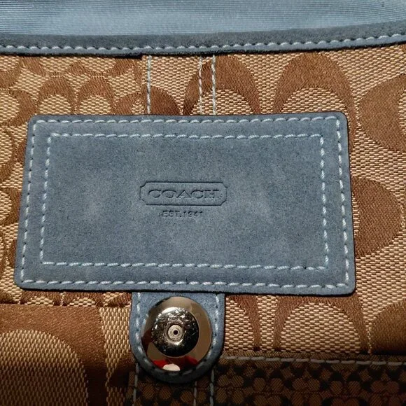 Coach Vintage Y2K Optic Signature Demi Shoulder Bag (No. C05Q-3689)
